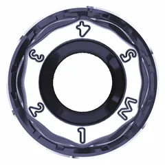 Round indexable milling insert with 12 mm diameter and 4 mm thickness. Features M0 chipbreaker geometry and ERGM edge preparation. Used for face milling, slotting, and profiling on CNC milling machines.