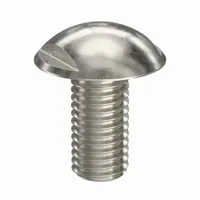 Machine Screw: M12x1.75 Thread Size, 25 mm Lg, Truss Head, Spanner, 316, Stainless Steel, Plain (MPN K1329.12X25)