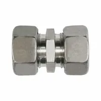BRENNAN INDUSTRIES Compression Tube Straight: 28 mm OD x 28 mm OD Size, Compression x Compression (MPN D2403-L28-L28)