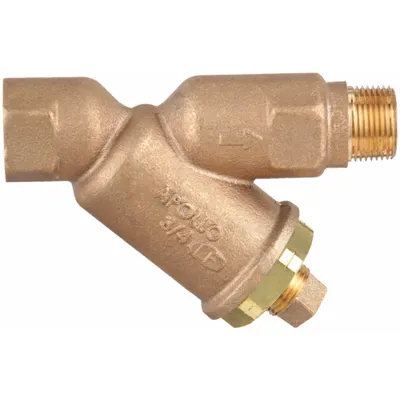 APOLLO Y Strainer: 1 in, NPT, Mesh, 0.0331 in Screen Size, Bronze, PTFE - Bronze Y Strainers