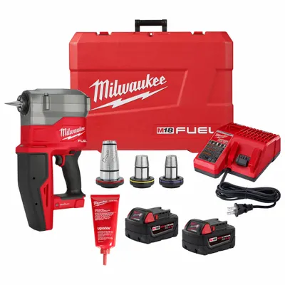 MILWAUKEE M18 Fuel ProPEX Cordless Expansion Tool Kit, 2 in Max. Size, 2932-22XC - Milwaukee PEX Expansion Tools