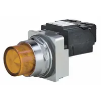 SIEMENS Pilot Light: 30 mm Panel Mounting Size, Amber, LED, 120 V AC Max Volt Rating (Supply) (MPN 52PL4G9XB)