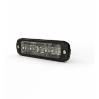 ECCO LED Directional Warrning Light: Perimeter Flashing Warning Light, White, 3/8 in Overall Wd, LED (MPN ED3801W-WWG)