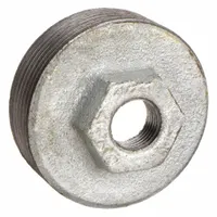APPROVED VENDOR Metal Pipe Straight: Straight, 300 psi @ 77°F, 2 1/2 in x 1/2 in, Malleable Iron (MPN 511-993BC)