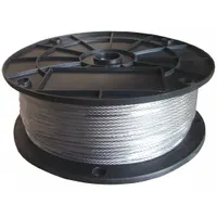 APPROVED VENDOR Wire Rope: Stainless Steel, 6 x 19, 4,560 lb Working Load Limit, 250 ft Overall Lg