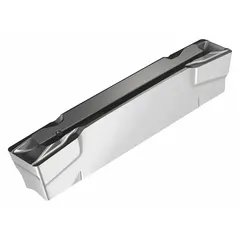 Indexable insert for parting and grooving operations in metalworking. Designed for use in lathes and turning centers to create grooves or separate workpieces. Features GX16-2E318N02-UF8 geometry.