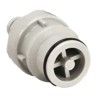 Quick Connection Coupling: Straight, 1/2 in ID Size, Barbed x Barbed, Polypropylene, Gray (MPN HFC22812)