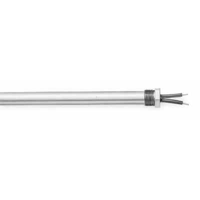 TEMPCO Cartridge Immersion Heater: 1 Phase, 120V AC, 250 W Watt, 1/2 in NPT, 42 W/sq in - Cartridge-Style Through-Hole Immersion Heaters