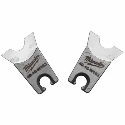 MILWAUKEE 49-16-W163 W Style Crimping Dies, 1 AWG, 2-Piece Set - Milwaukee Replacement Crimping Dies