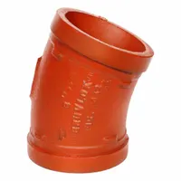 GRUVLOK Metal Pipe Elbow: 22 1/2° Elbow, 8 in x 8 in (MPN 0390015501)