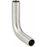 Sanitary Fitting Elbow: 88° Elbow, 3/4 in OD x 3/4 in OD Size, Weld, 316L Stainless Steel (MPN TE2S886L.75-PC)
