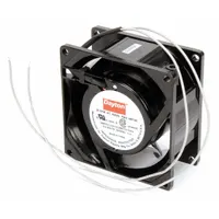 DAYTON Axial Fan: 36.5 cfm Airflow @ 0.000 in SP, 3 1/8 in Ht, 1 1/2 in Dp, Lead Wires, IP20 (MPN 4WT40)