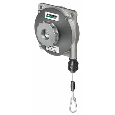 SPEEDAIRE Tool Balancer: Non-Locking, 2 lb Max. Tool Wt, 5 ft Cable Lg, Die Cast Aluminum - General Purpose Tool Balancers