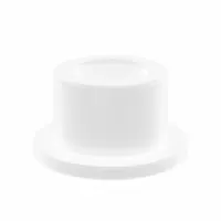 This flanged sleeve bearing is made from acetal plastic for wet environments where corrosion resistance is required. It has a 5/16 in bore, 1/2 in OD, and 3/8 in overall length. Supplied in a 10-pack, it is suitable for applications such as food processing, marine equipment, and chemical handling systems