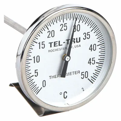 TEL-TRU NSF-Rated Vat & Pan Clip-On Dial Thermometer - NSF-Rated Vat & Pan Clip-On Dial Thermometers