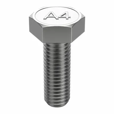 FOREVERBOLT Hex Head Cap Screw: Stainless Steel, A4, NL-19, M10-1.50, Coarse, 40 mm lg - A4 Stainless Steel Hex Head Cap Screws