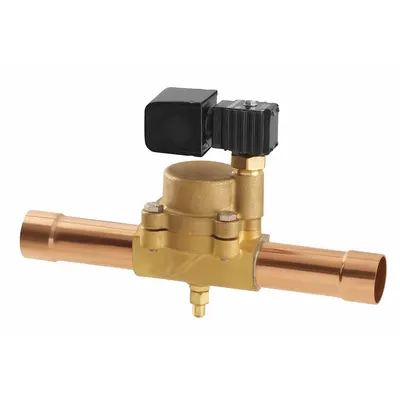 Parker R52E3511M Refrigeration Solenoid Valve, 1 in Port, Normally Closed, 2-Way - Refrigeration Solenoid Valves