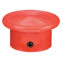 SCHNEIDER ELECTRIC Mushroom Head: 30 mm Panel Size, Non-Illuminated, Non-Metallic, Red (MPN 9001K92R)