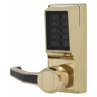 KABA SIMPLEX Mechanical Push Button Lockset: ADA Compliant, Brass (MPN LL1011-03-41)