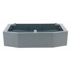 Replacement drip tray for SCOTSMAN ice machines. Collects excess water and ice melt to maintain a clean area around the machine. Suitable for use in commercial kitchens and foodservice settings.