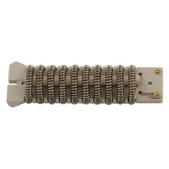 Replacement heating element kit for heat guns, delivering temperatures from 750°F to 1,000°F. Overall length of 4 3/4 inches. Used in applications such as shrink-wrapping, paint stripping, and thawing pipes.