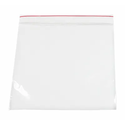 MINIGRIP RED LINE Single-Zip Reclosable Poly Bag - Single-Zip Reclosable Poly Bags