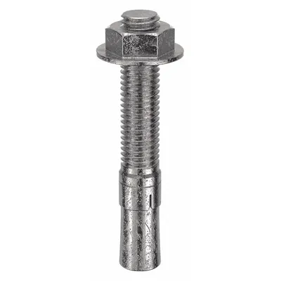 RED HEAD 18-8 Stainless Steel Wedge Anchor, 5/8 in Dia, 5/8"-11 Thread, 10 PK - 18-8 Stainless Steel Wedge Anchors