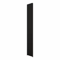 HADRIAN Pilaster: Stainless Steel, Powder-Coated, Black, 82 in Ht, 4 in Wd, 1 1/4 in Thick (MPN 541004-510)