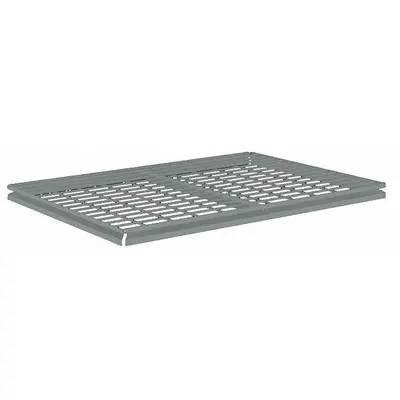 TENNSCO Shelf: 42 in x 30 in, 900 lb Load Capacity, Steel, 5 ga Decking, Gray - Wire Decking Shelf Kits for Boltless Shelving