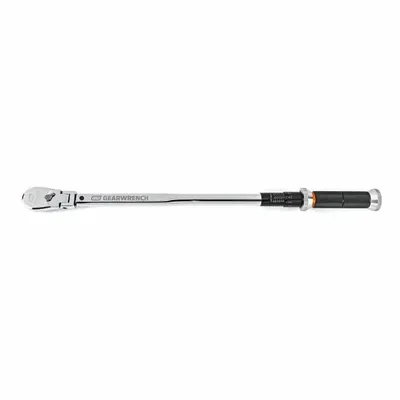 GEARWRENCH 1/2 in Drive Flex-Head Ratcheting Micrometer Torque Wrench - Flex-Head Ratcheting Micrometer Torque Wrenches