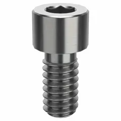 Inch-system standard socket head cap screw with 1/4"-20 thread, 1/2" length, right-hand thread, and 3/16" hex drive. Made from 316 stainless steel (H5 grade) with plain finish. Used for fastening components in machinery, equipment, and structural assemblies requiring corrosion resistance.