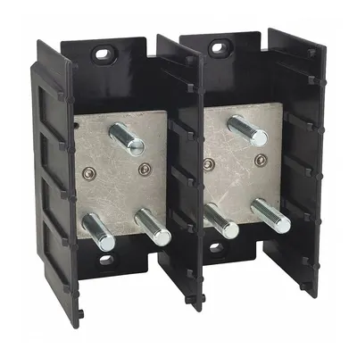 BUSSMANN Power Distribution Block: Open, Lug, Stud - Open Blocks with Line Lugs & Load Studs
