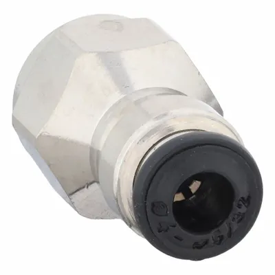 AIGNEP USA 50030N-4-1/8-PK5 Nickel-Plated Brass Push-to-Connect - Nickel-Plated Brass Tube Fittings