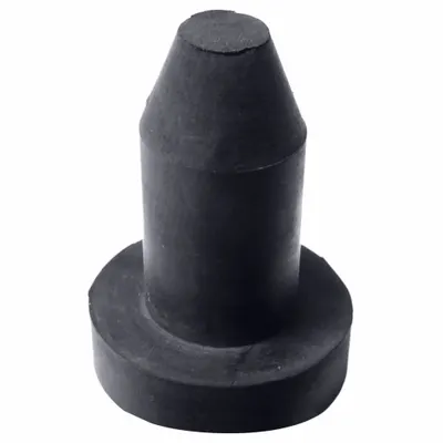 OEM APPROVED VENDOR Bumper Door Stop, 1 1/4 in Wd, 1 1/4 in Overall Ht, Black - Standard Door Stops
