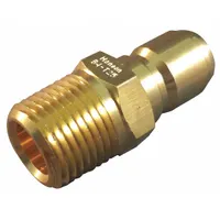 HANSEN Hydraulic Quick Connect Hose Coupling: 3/4 in, Brass, 227.12 lpm Max. Flow Rate, MNPT (MPN B6T30)