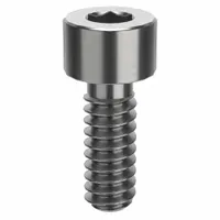 Socket Head Cap Screw: #6-32 Thread Size, 3/8 in Lg, Std, Plain, Stainless Steel, 316 H5 (MPN ZSS61606C06)