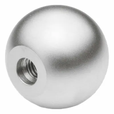 JW WINCO Ball Knobs: Ball, Stainless Steel, M6 Thread, 11 mm Thread Lg - Corrosion-Resistant Ball Knobs with Threaded Hole