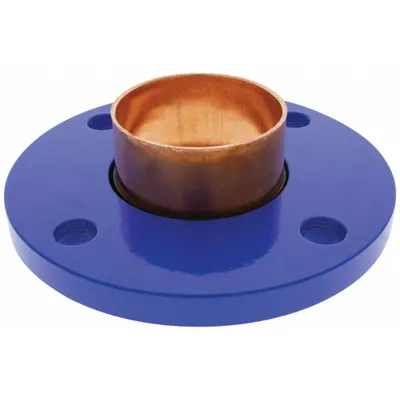 NIBCO 3 in CTS x 3 in Pipe Cup x Flange Wrot Copper Low-Lead Tube Flange - Low-Lead Cast Copper & Bronze Tube Flanges