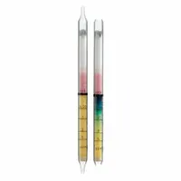 DRAEGER CH28301 gas detection tube for phosgene (COCl2). Measurement range 0.25 to 5 ppm. Pack of 10 tubes for use with DRAEGER Accuro bellows pumps. Colorimetric indication for spot-checking ambient air in industrial environments