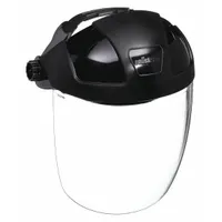 SELLSTROM Face Shield: Clear, Anti-Fog, Reusable, 12 1/8 in Visor Wd, 9 in Visor Ht, Polycarbonate (MPN S32010)