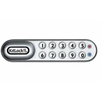 CODELOCKS Electronic Keyless Lock: Powder Coated, Cam Latch, 1 5/16 in Body Ht, 5 3/8 in Body Wd (MPN KL1007SG-RH)