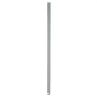 ASI GLOBAL Partition Column: Plastic Polymer, Pebble, Gray, 82 in Ht, 5 in Wd, 1 in Thick (MPN 65-M087059-9200)