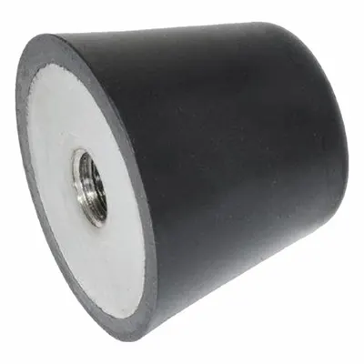 JW WINCO Buna-N Female x Non-Threaded Vibration-Isolating Mount - Female x Non-Threaded Vibration-Isolating Mounts