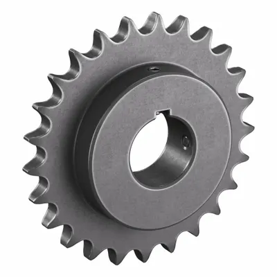 TRITAN Roller Chain Sprocket: 60, For 3/4 in Chain Pitch, 1 3/4 in Bore Dia, 25 Teeth - Size 60 Fixed-Bore Roller Chain Sprockets