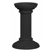 Pedestal: Aluminum, Powder Coated, Black, Bolt Mounted, 27 3/4 in H x 17 3/4 in W x 17 3/4 in D (MPN 3396BLK)