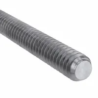 ACME Screw: #10 Thread Size, 6 ft Lg, Steel, Grade 2, Plain, 5 PK (MPN RODG21210)