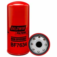 BALDWIN FILTERS Fuel Filter: Spin-On, 3 in Outside Dia, 7/8"-14 Thread Size, Cellulose, Caterpillar (MPN BF7634)