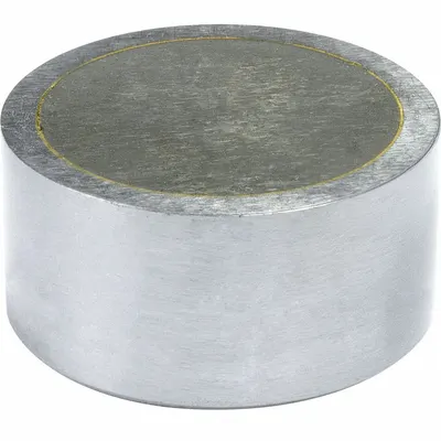 MAG-MATE Alnico Magnet: Encased, 0.5 in Thick, 1 in Outside Dia - Cylindrical Alnico Magnets