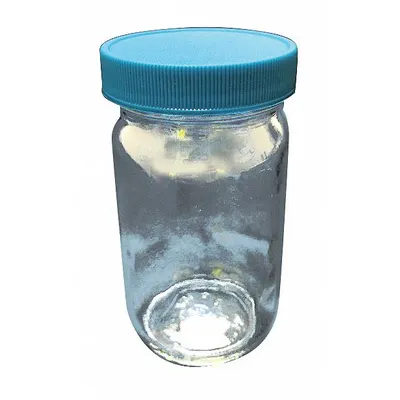 OEM Sampling Bottle: 500 mL - Clear Wide Mouth Round Glass Lab Bottles