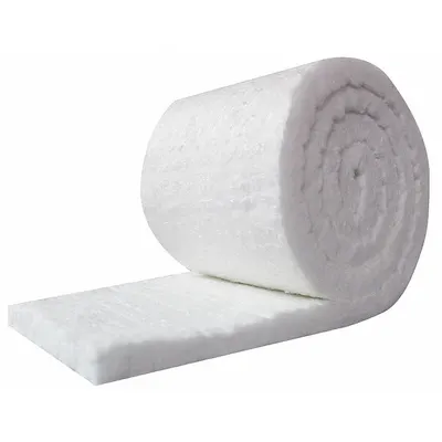 UNITHERM Ceramic Fiber Insulation: Aluminum Silicate, 25 ft Lg, 24 in W, 1 in Thick - Ceramic Fiber Insulation Blankets
